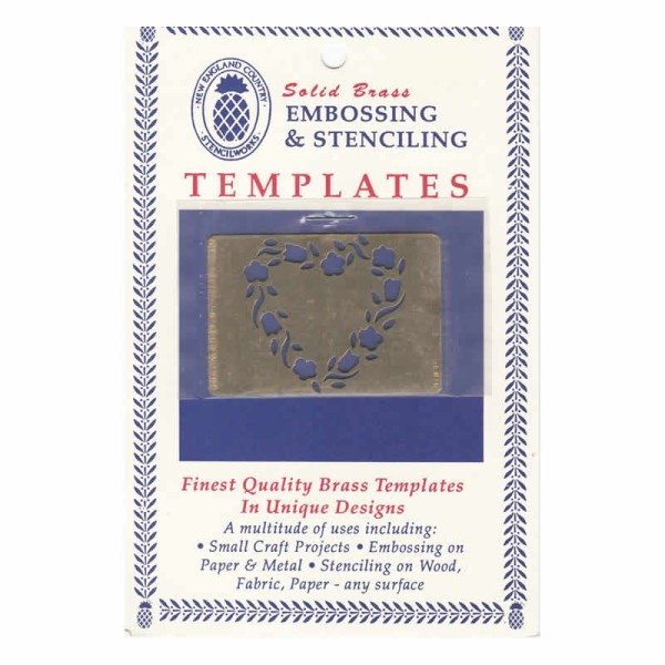 Embossing-Schablone Herz 6x4cm