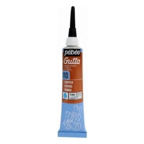 Water-based gutta, pearl light copper