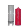 Pointed candle mould, round