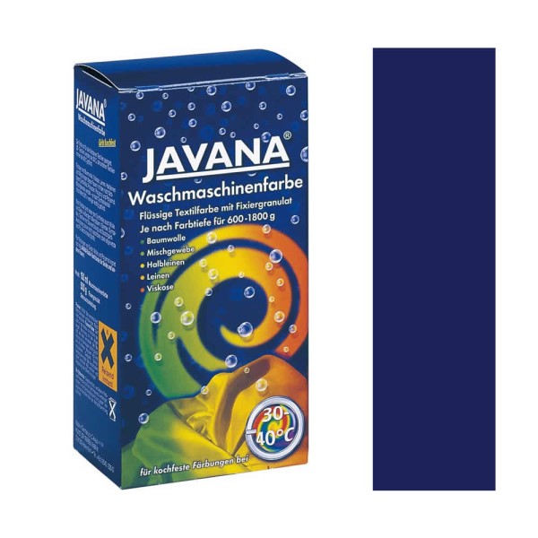 Javana teinture bleu foncé