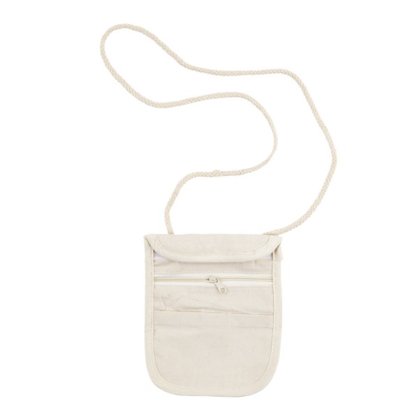 Cotton sling purse, 14.5x17.5cm