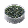 Bohemian Rocailles Beads, 2,5mm, 17 g, green