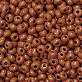 Rocailles de Bohemia, 2,5mm, 20g, marron