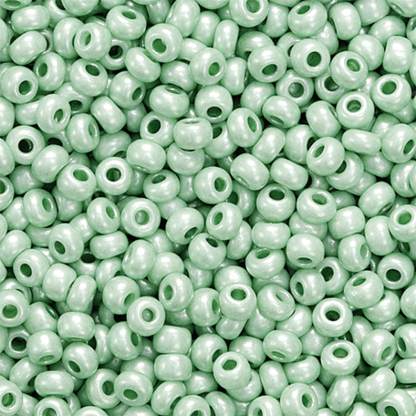 Bohemian Rocailles Beads, 2,5mm, 20 g, mint