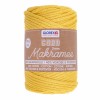 Fil pour macramé, 3mm/250g, jaune moutarde