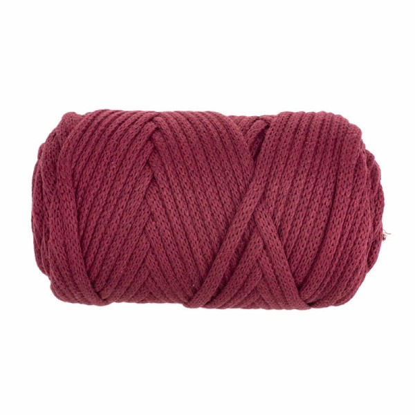 Macramé yarn, 3mm/250g, bordeaux