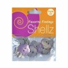 Botónes de nacar flor, 20mm, violeta