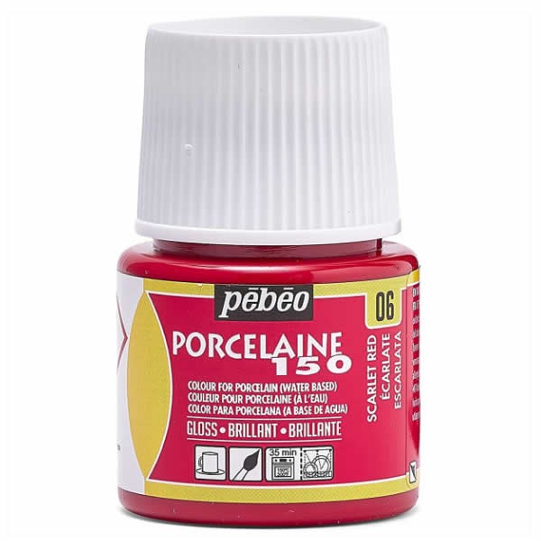 Porcelaine 150 écarlate