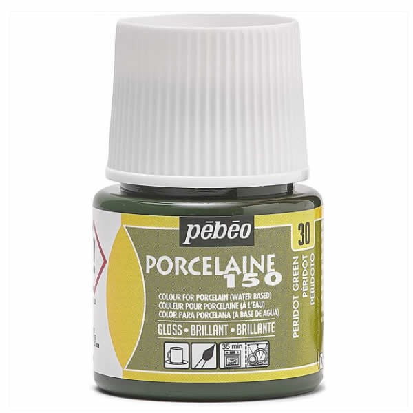 Porcelaine 150 Peridot green