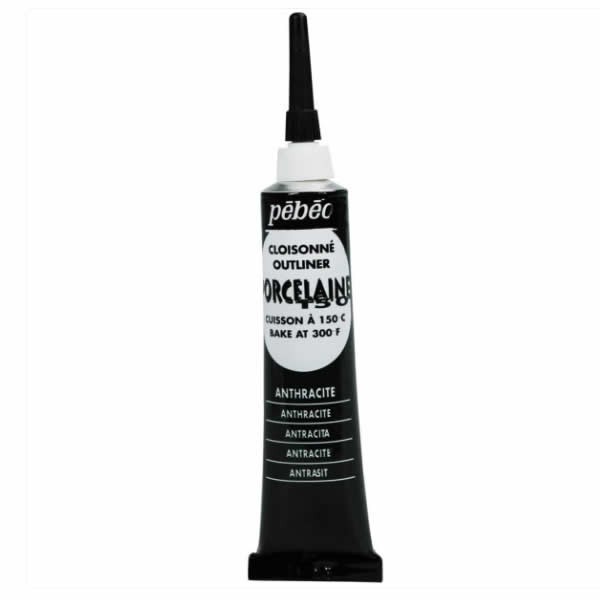 Porcelaine outliner Anthracite black