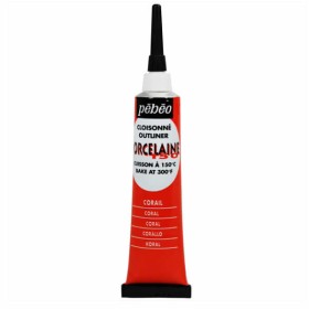 Tubito para relieve rojo coral