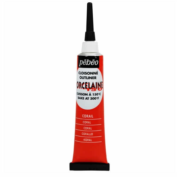 Tubito para relieve rojo coral