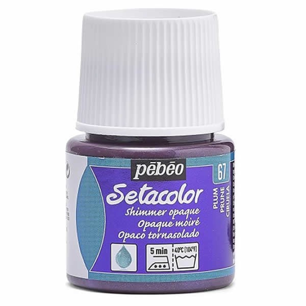 Setacolor opaque, prune moiré