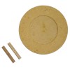 Cadre rond en aggloméré 10cm
