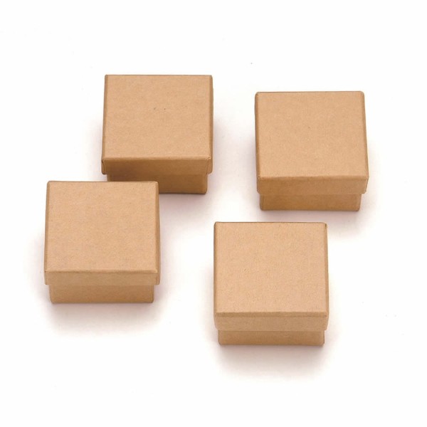 Mini-Cardboard box set, 4 pcs, 6x6x3.5cm