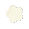 Flores de madera, 8cm, 2 pz