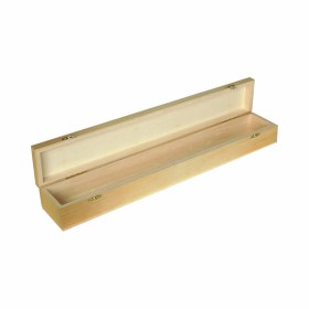 Boîte en bois pour aiguilles à tricoter 44x7xh5.5cm