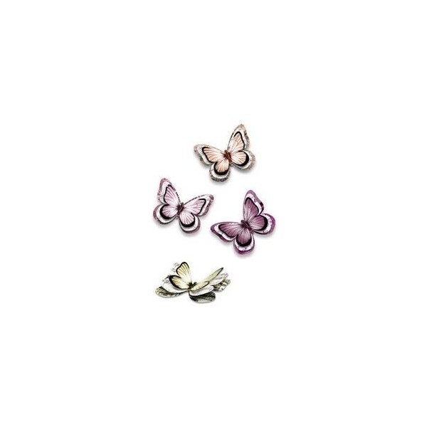 Ursus - Kit Mariposas de papel Shabby Rose