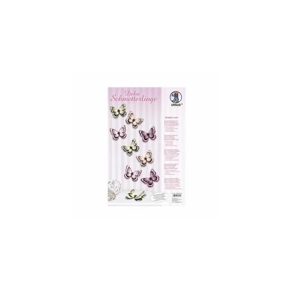Ursus - Kit Mariposas de papel Shabby Rose
