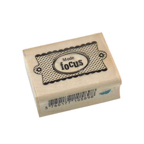 Florilèges - Rubberstamp "Mode Focus" 40x50mm