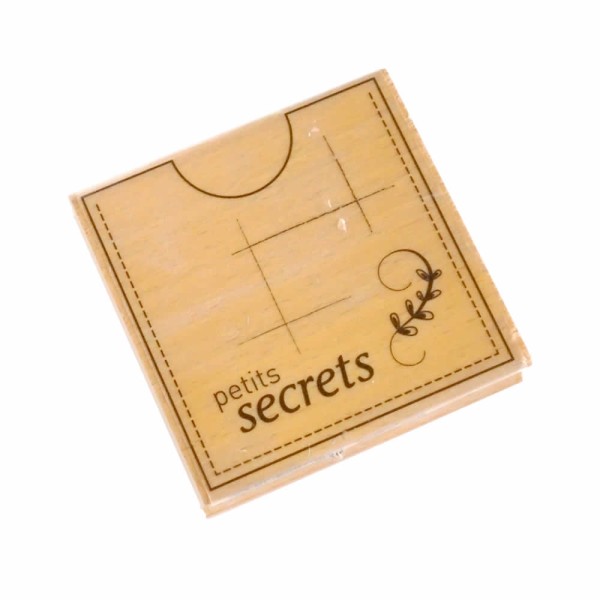 Florilèges - Rubberstamp Petits secrets 80x80mm