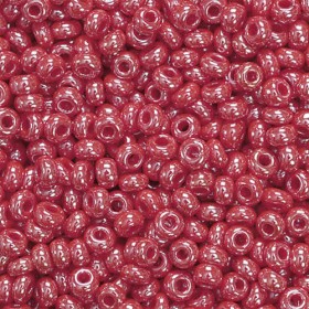 Bohemian Rocailles Beads, 2,5mm, 20 g, raspberry