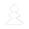 Sapin en métal ondulé, 25cm