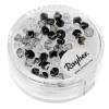 Swarovski beads, 4mm, black-cristal colours, 50 pcs
