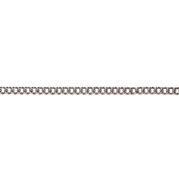 Metal chain 3.5mm x 1m, platinum plated