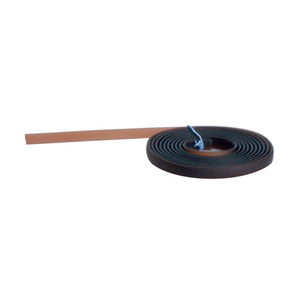 PVC Riemli flach braun, 6mm/ +/-148cm