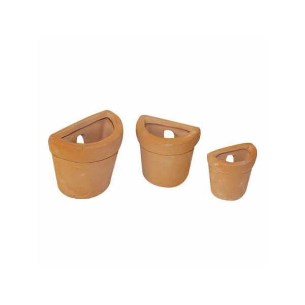 Round Half-pots, 6 pcs
