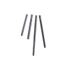 Carillon 4 tubes couleur argent 6/7/9/11cm