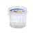 Candle-gel with wick, colourless, 700g