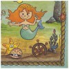 Serviette Unten im Meer, 33x33cm, 1 stk
