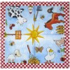 Serviette animaux de la ferme, 1 pièce