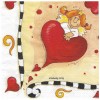 Napkin angels and heart, 1 piece