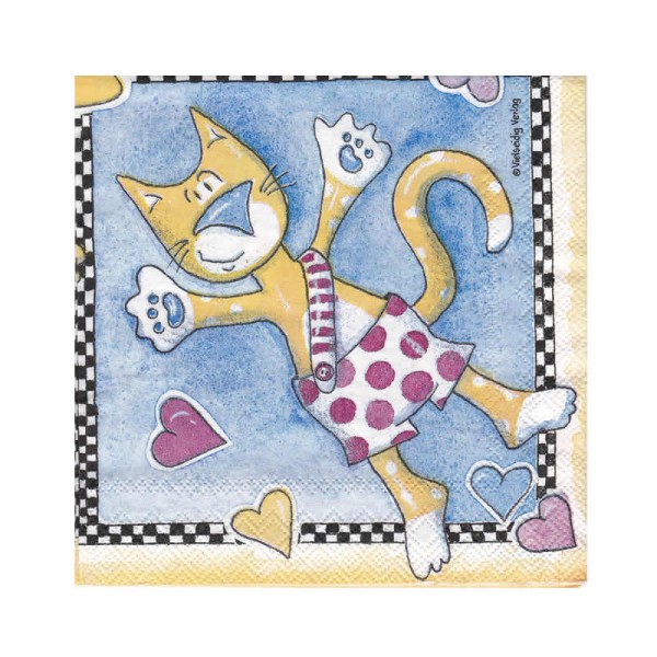 Napkin small, Katzenjammer, 1 piece