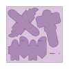 Candy box folding stencil