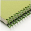 CARL - Spirale pour reliure vert Ø18mm-33cm, 3 pces