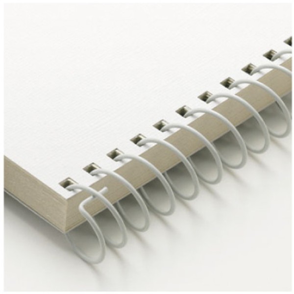 CARL - Spirale pour reliure blanc  Ø18mm-33cm, 3 pces