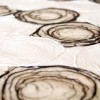 Papier en fibres naturelles Saphira, 50x70cm, blanc-brun