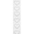 Ribbon Hearts white-silver 40mm/10m