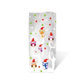 Geschenk-Bodenbeutel "Eule", 10 Stk