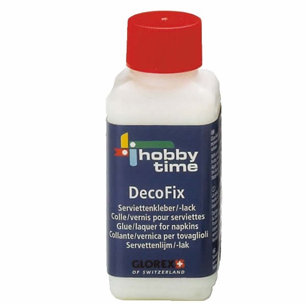 Decofix, vernis-colle pour serviettes