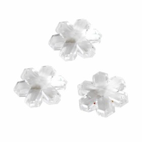Copo de nieve acrílico, 3.5cm, 3 pz