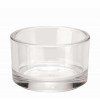 Portavelas de vidrio 5cm, 1 unidad