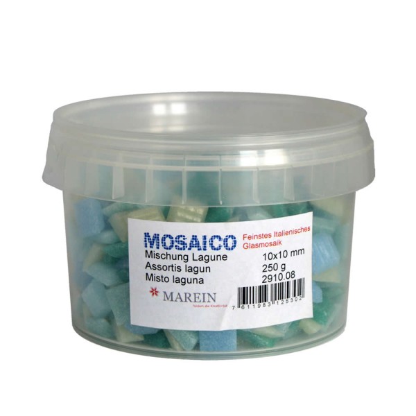 Glass mosaic tiles, Lagune mix