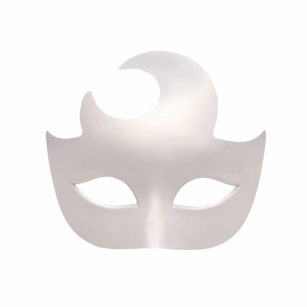 Masque en plastique demi-lune