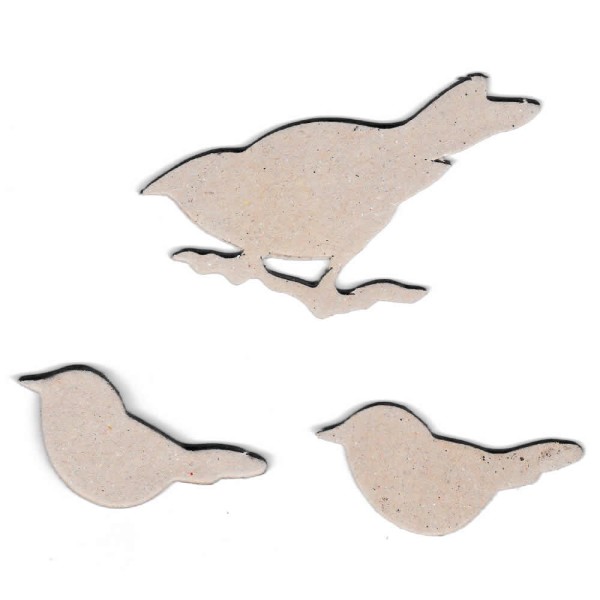 Cardboard Birds 6-10cm