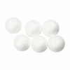 Juego de 6 bolas de poliestireno Ø7,6cm (3")
